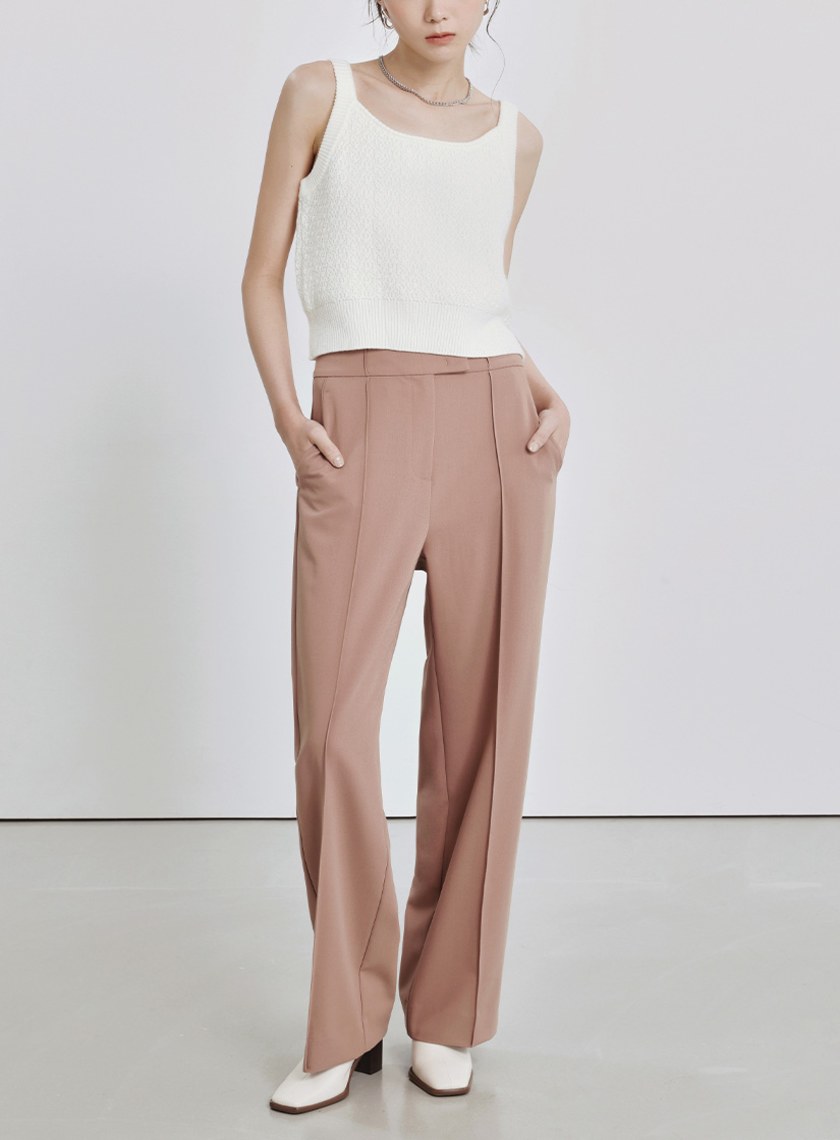 質感羊毛提織兩穿毛衣背心